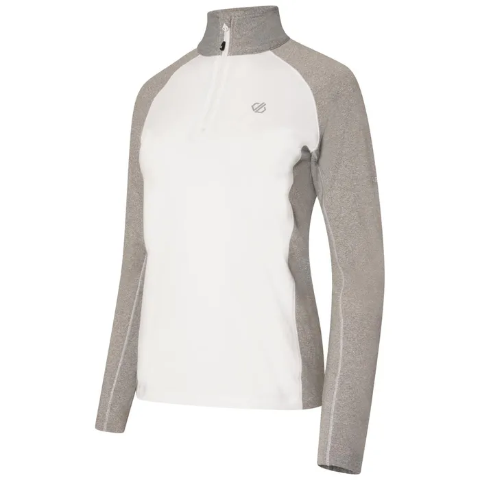 Dare 2b Mid Layers Involved Ii Recycled Lightweight Core Stretch Midlayer White Ash Grey Marl 8211 Women