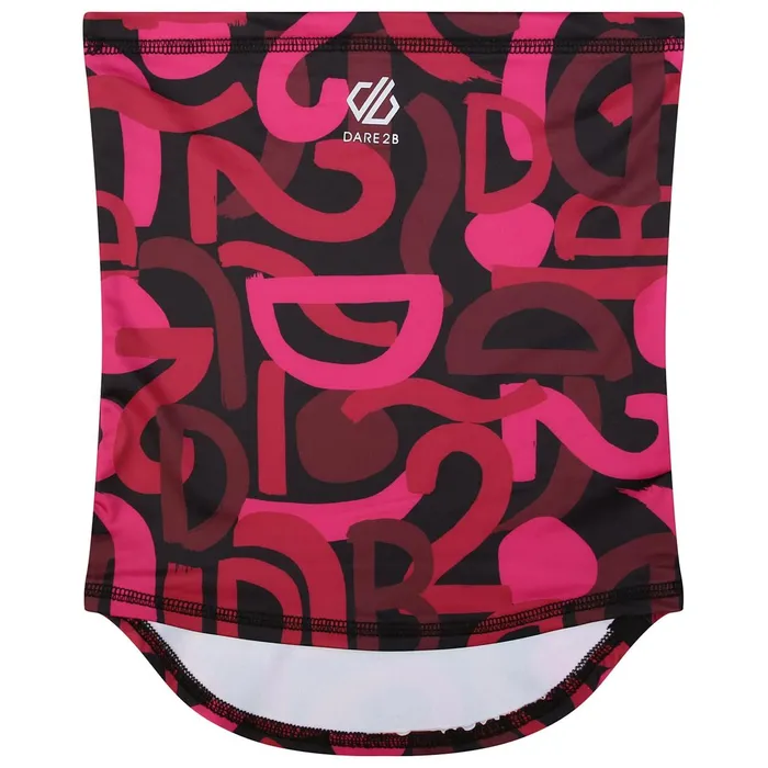 Dare 2b Neck Warmers and Gaiters Niveous Neck Gaitor Pure Pink Graffiti Print 8211 WomenMen
