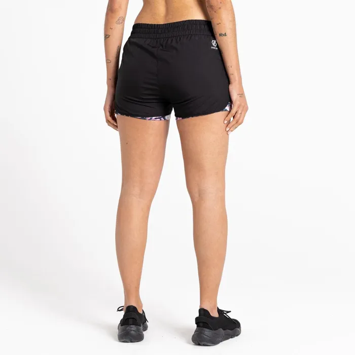 Dare 2b Shorts Sprint Up 2In1 Shorts Black Floral Print 8211 Women