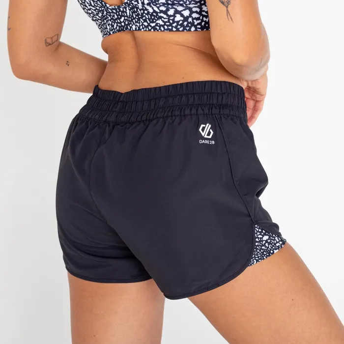 Dare 2b Shorts Sprint Up 2In1 Shorts Black White 8211 Women
