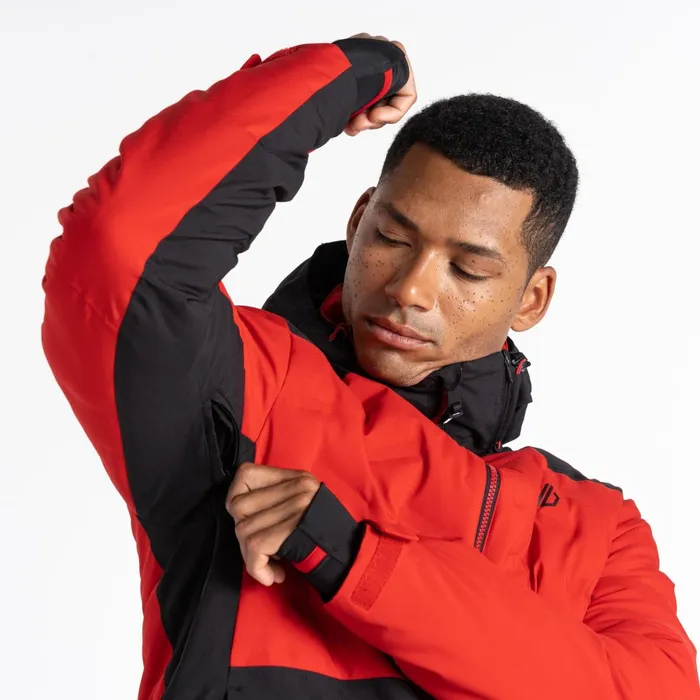 Dare 2b Ski Jackets Aerials Ski Jacket Danger Red Black 8211 Men