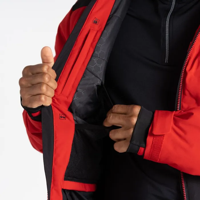 Dare 2b Ski Jackets Aerials Ski Jacket Danger Red Black 8211 Men