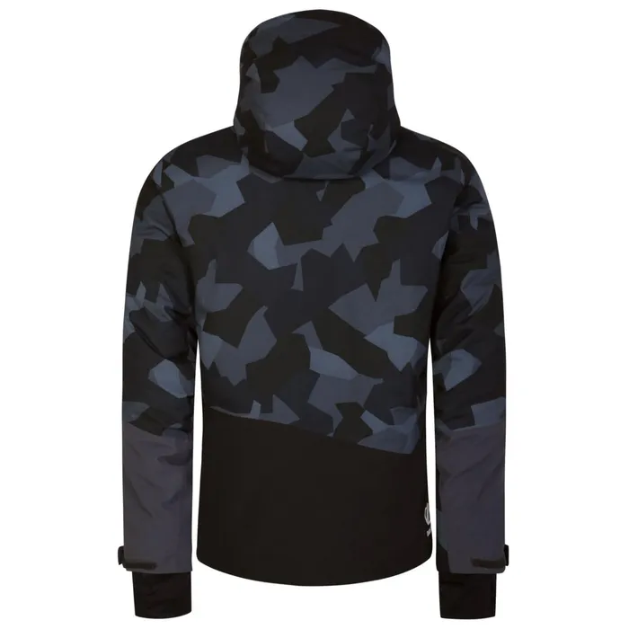 Dare 2b Ski Jackets Baseplate Ski Jacket Grey Black Geo 8211 Men