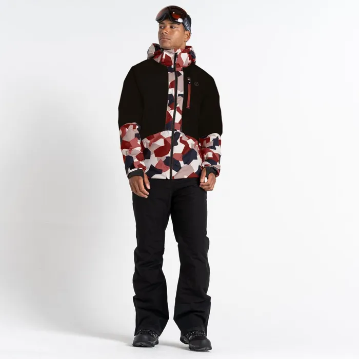Dare 2b Ski Jackets Edge Ski Jacket Black Clay Geo 8211 Men