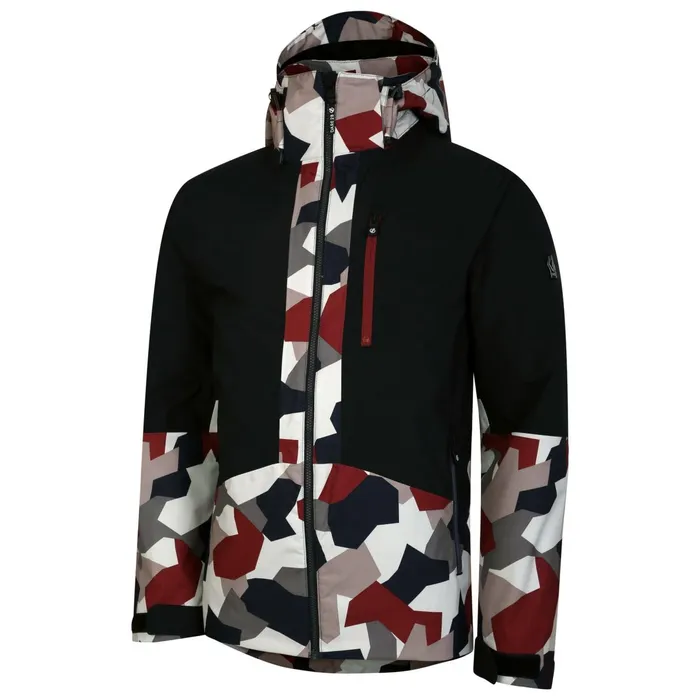 Dare 2b Ski Jackets Edge Ski Jacket Black Clay Geo 8211 Men