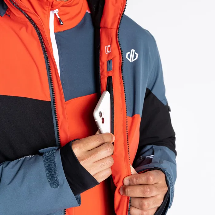 Dare 2b Ski Jackets Supernova Ii Ski Jacket Orion Grey Infrared 8211 Men