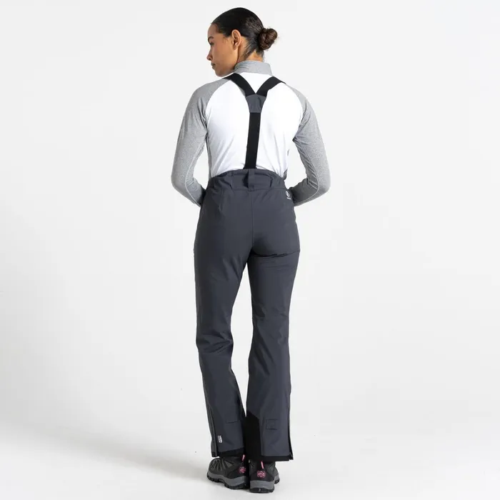 Dare 2b Ski Trousers and Salopettes Effused Ii Recycled Ski Pants Ebony Grey 8211 Women