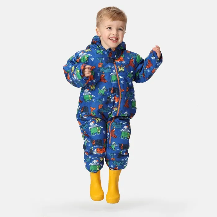 Dare 2b Snow Suits Bambino Ii Waterproof Insulated Snowsuit Blue Arctic Animals 8211 Kids