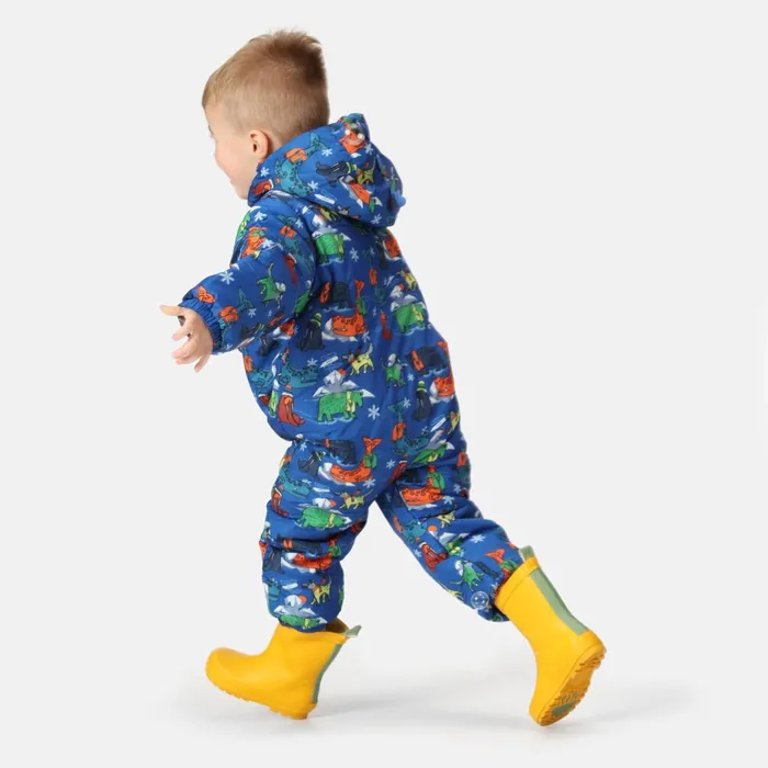 Dare 2b Snow Suits Bambino Ii Waterproof Insulated Snowsuit Blue Arctic Animals 8211 Kids