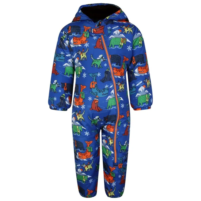 Dare 2b Snow Suits Bambino Ii Waterproof Insulated Snowsuit Blue Arctic Animals 8211 Kids