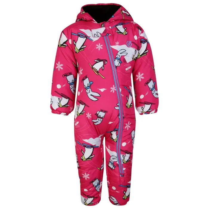 Dare 2b Snow Suits Bambino Ii Waterproof Insulated Snowsuit Pink Snow Animals 8211 Kids