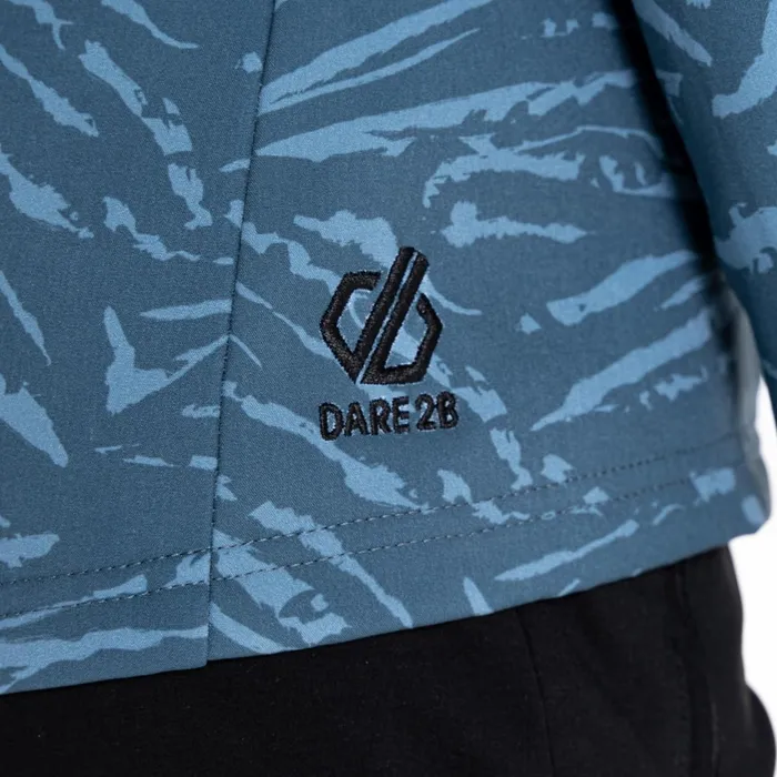 Dare 2b Softshell Jackets Far Out Softshell Jacket Orion Grey Tiger Print 8211 Women