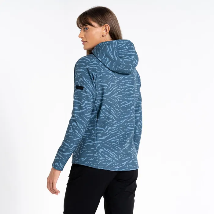 Dare 2b Softshell Jackets Far Out Softshell Jacket Orion Grey Tiger Print 8211 Women
