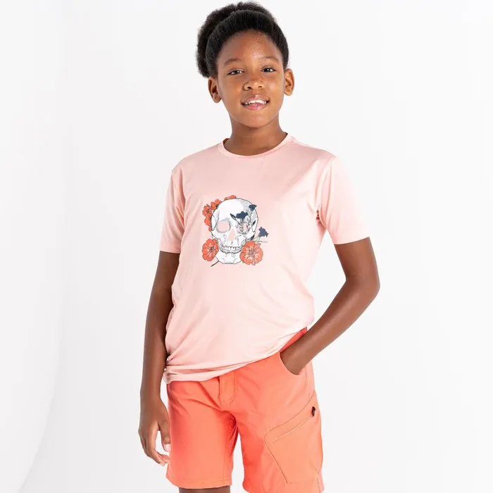 Dare 2b TShirts and Tops Amuse Graphic TShirt Apricot Blush 8211 Kids
