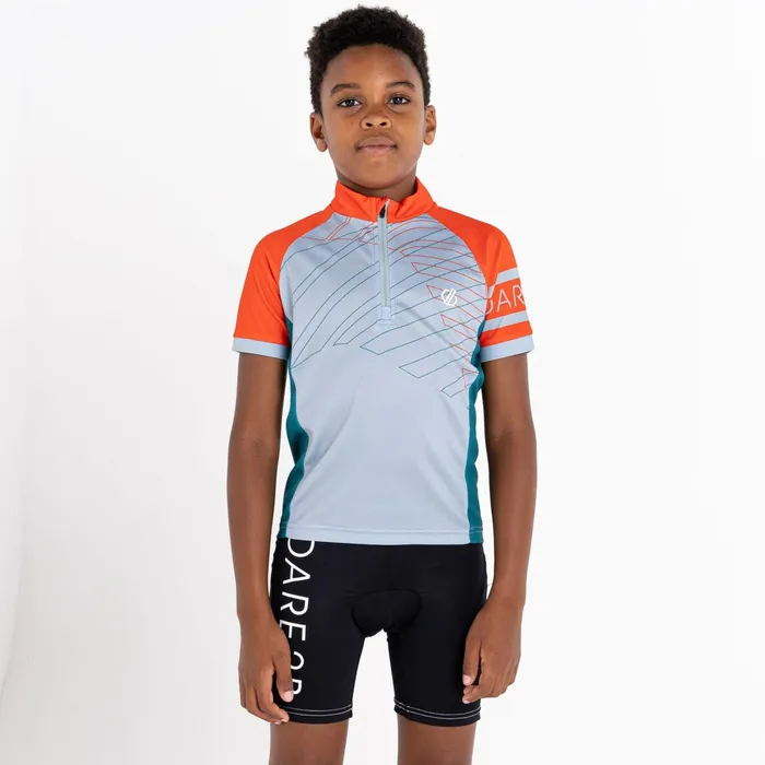 Dare 2b TShirts and Tops Speed Up Cycling Jersey Trail Blaze Fortune Green 8211 Kids