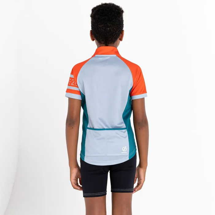 Dare 2b TShirts and Tops Speed Up Cycling Jersey Trail Blaze Fortune Green 8211 Kids