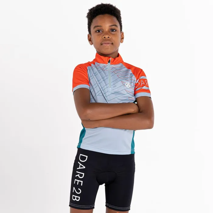 Dare 2b TShirts and Tops Speed Up Cycling Jersey Trail Blaze Fortune Green 8211 Kids