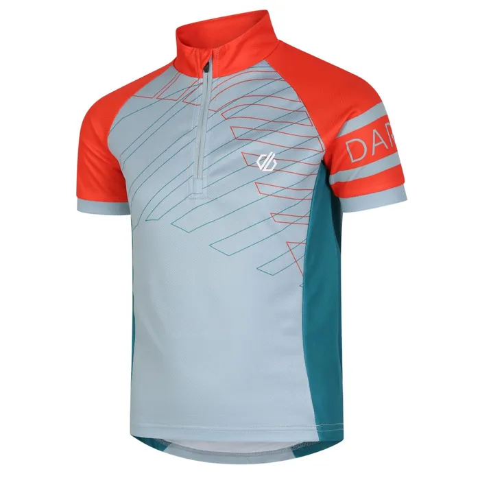 Dare 2b TShirts and Tops Speed Up Cycling Jersey Trail Blaze Fortune Green 8211 Kids