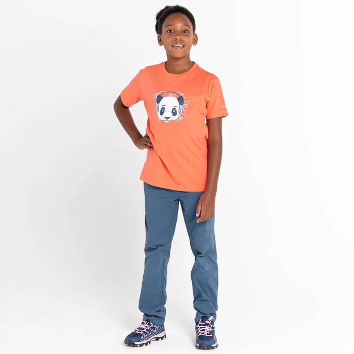 Dare 2b TShirts and Tops Trailblazer Graphic TShirt Neon Peach 8211 Kids