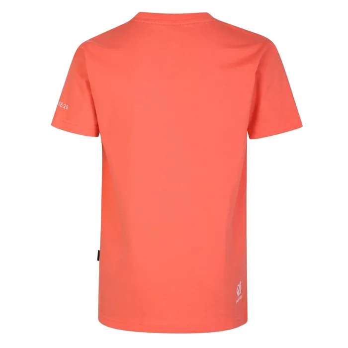 Dare 2b TShirts and Tops Trailblazer Graphic TShirt Neon Peach 8211 Kids