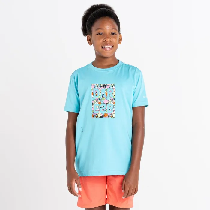 Dare 2b TShirts and Tops Trailblazer Graphic TShirt Sea Jet Blue 8211 Kids