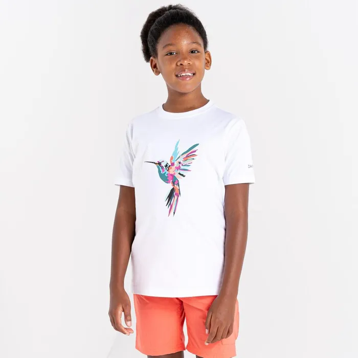 Dare 2b TShirts and Tops Trailblazer Graphic TShirt White 8211 Kids