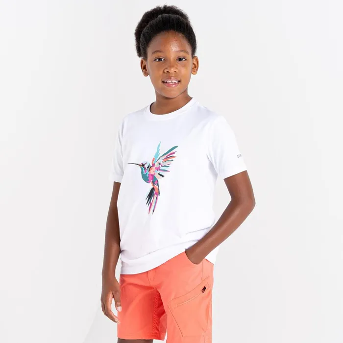 Dare 2b TShirts and Tops Trailblazer Graphic TShirt White 8211 Kids