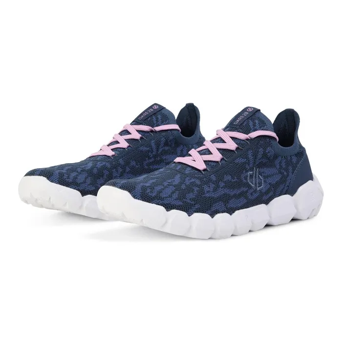 Dare 2b Trainers HexAt Recycled Knit Trainers Orion Grey Powder Pink 8211 Women