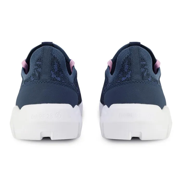 Dare 2b Trainers HexAt Recycled Knit Trainers Orion Grey Powder Pink 8211 Women