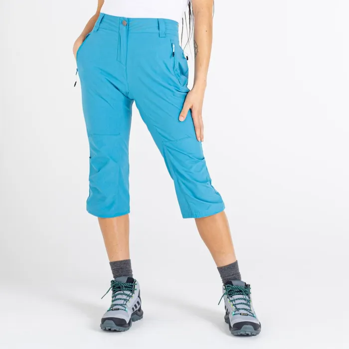 Dare 2b Walking Trousers Melodic Ii 34 Trousers Capri Blue 8211 Women