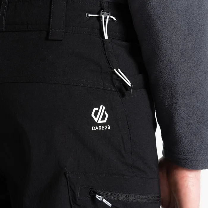 Dare 2b Walking Trousers Tuned In Ii Multi Pocket Zip Off Walking Trousers Black 8211 Men