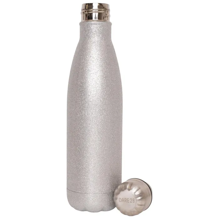 Dare 2b Water Bottles Metal Glitter Drinks Bottle Silver 8211 Women Dare 2b Water Bottles Metal Glitter Drinks Bottle Silver 8211 Women