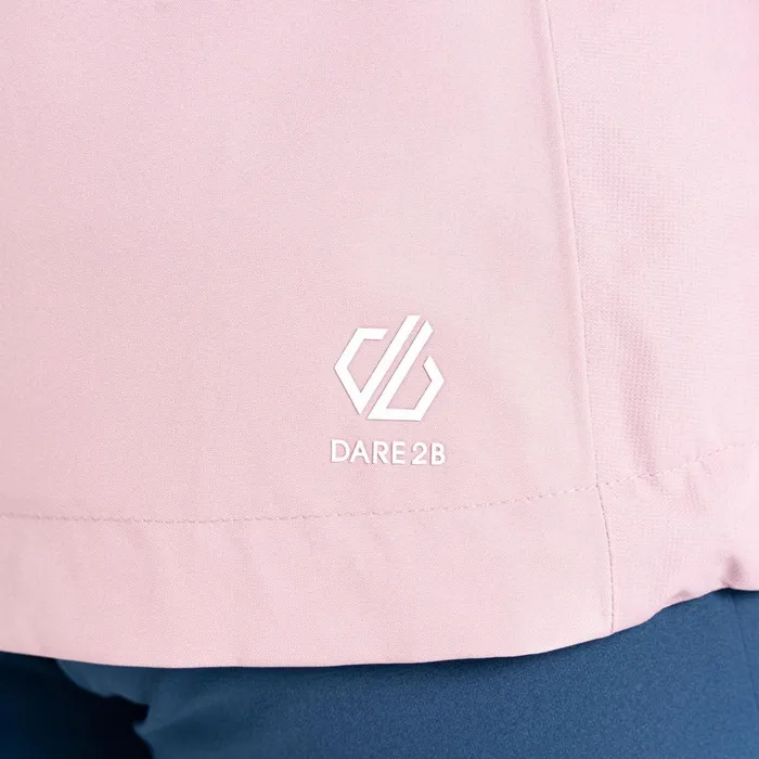 Dare 2b Waterproof Jackets Assuring Waterproof Jacket Dusky Rose Orion Grey 8211 Women
