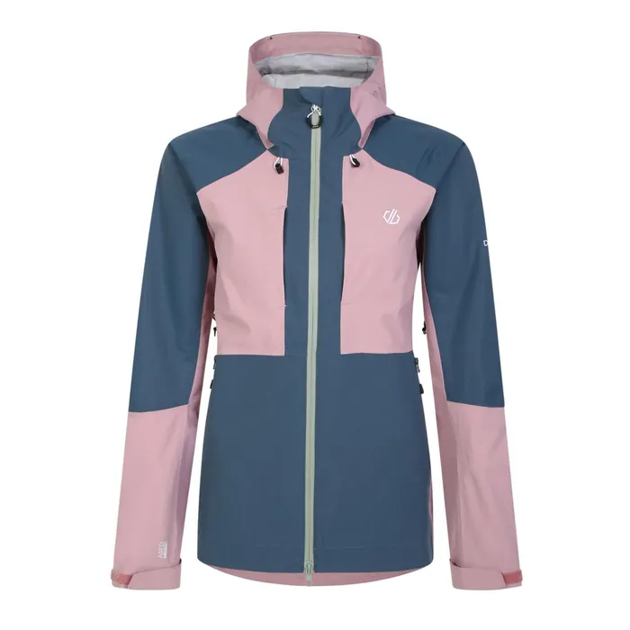 Dare 2b Waterproof Jackets Assuring Waterproof Jacket Dusky Rose Orion Grey 8211 Women