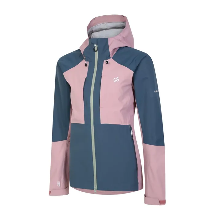 Dare 2b Waterproof Jackets Assuring Waterproof Jacket Dusky Rose Orion Grey 8211 Women