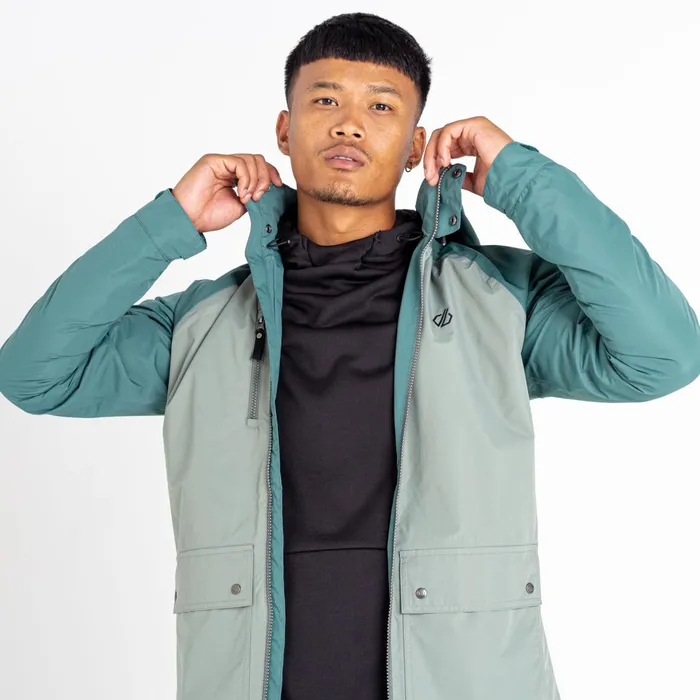 Dare 2b Waterproof Jackets Atomize Waterproof Jacket Fern Green Agave Green 8211 Men