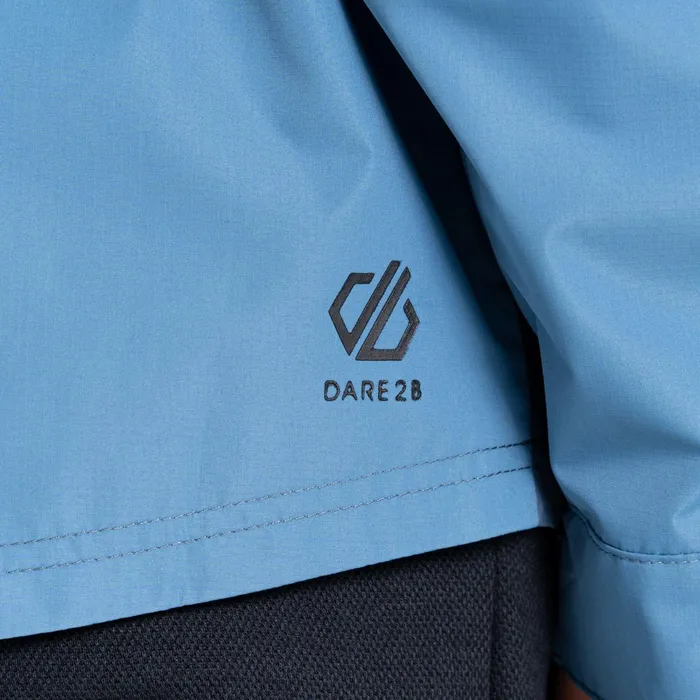 Dare 2b Waterproof Jackets Atomize Waterproof Jacket Stellar Blue Orion Grey 8211 Men