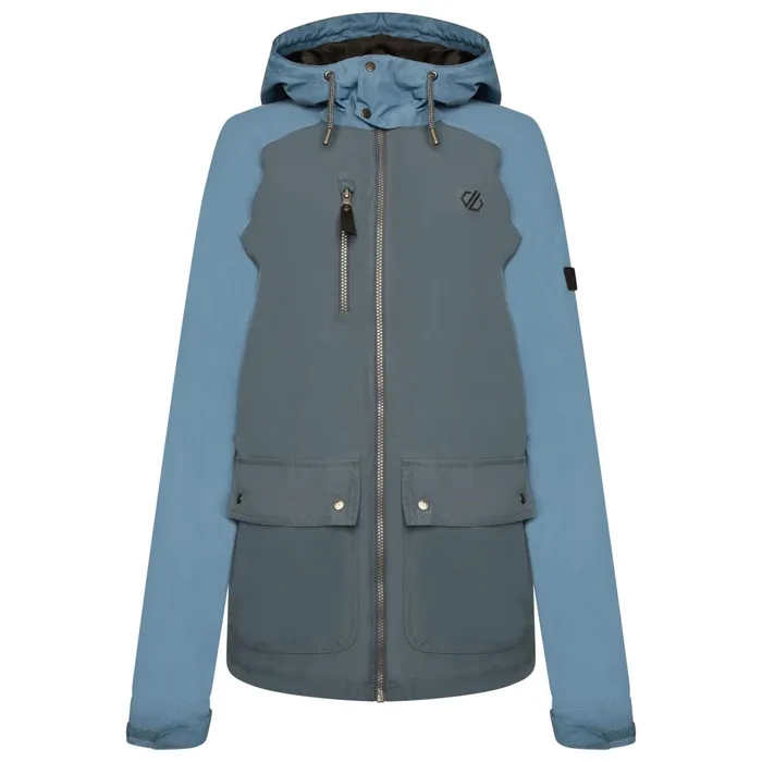 Dare 2b Waterproof Jackets Atomize Waterproof Jacket Stellar Blue Orion Grey 8211 Men