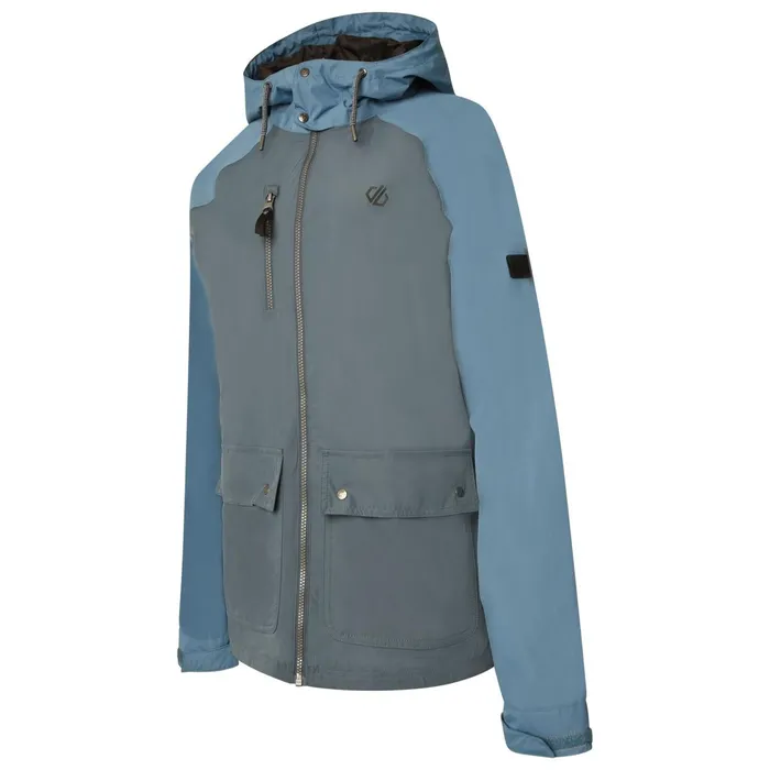Dare 2b Waterproof Jackets Atomize Waterproof Jacket Stellar Blue Orion Grey 8211 Men