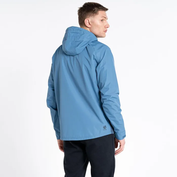 Dare 2b Waterproof Jackets Atomize Waterproof Jacket Stellar Blue Orion Grey 8211 Men
