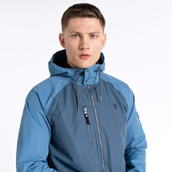 Dare 2b Waterproof Jackets Atomize Waterproof Jacket Stellar Blue Orion Grey 8211 Men