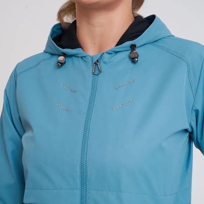 Dare 2b Waterproof Jackets Crystallize Waterproof Jacket Bluestone 8211 Women