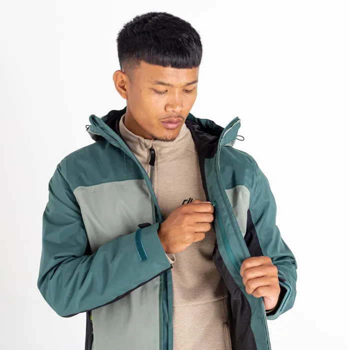 Dare 2b Waterproof Jackets Diluent Era Waterproof Jacket Agave Green Fern Green 8211 Men