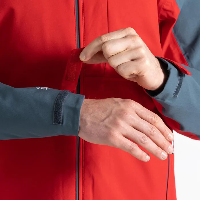 Dare 2b Waterproof Jackets Diluent Era Waterproof Jacket Danger Red Orion Grey 8211 Men