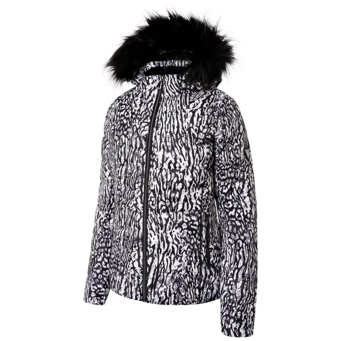 Dare 2b Waterproof Jackets Glamorize Ii Waterproof Ski Jacket Black White Wild Thing Print 8211 Women Dare 2b Waterproof Jackets Glamorize Ii Waterproof Ski Jacket Black White Wild Thing Print 8211 Women