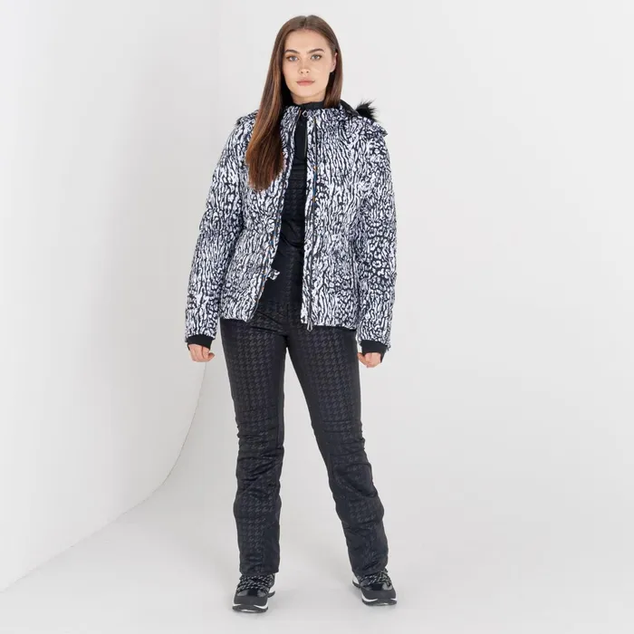 Dare 2b Waterproof Jackets Glamorize Ii Waterproof Ski Jacket Black White Wild Thing Print 8211 Women Dare 2b Waterproof Jackets Glamorize Ii Waterproof Ski Jacket Black White Wild Thing Print 8211 Women