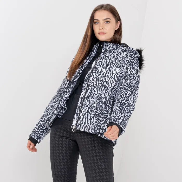 Dare 2b Waterproof Jackets Glamorize Ii Waterproof Ski Jacket Black White Wild Thing Print 8211 Women Dare 2b Waterproof Jackets Glamorize Ii Waterproof Ski Jacket Black White Wild Thing Print 8211 Women