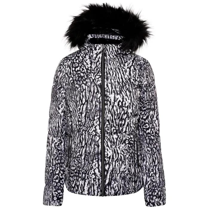 Dare 2b Waterproof Jackets Glamorize Ii Waterproof Ski Jacket Black White Wild Thing Print 8211 Women Dare 2b Waterproof Jackets Glamorize Ii Waterproof Ski Jacket Black White Wild Thing Print 8211 Women