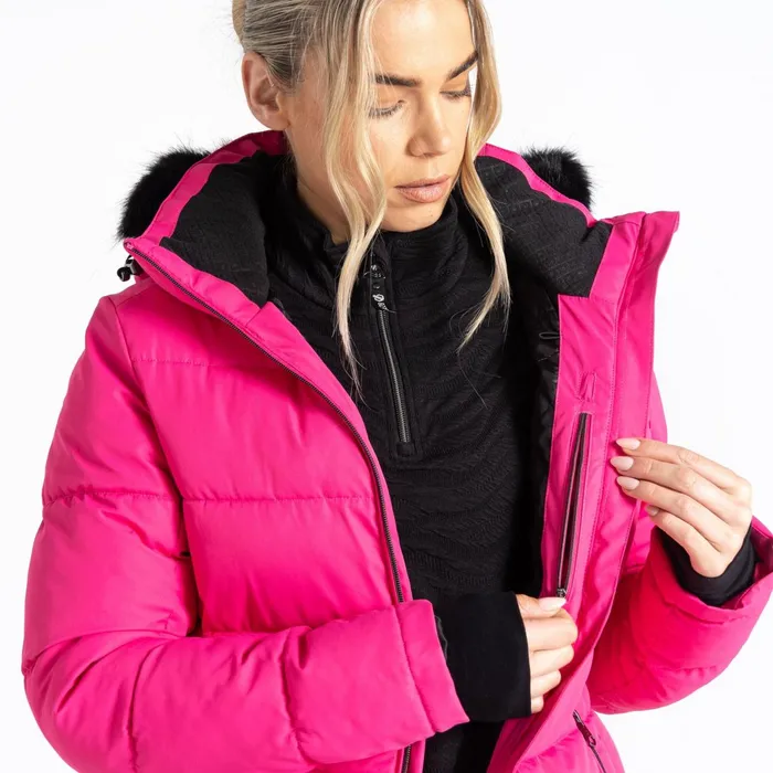 Dare 2b Waterproof Jackets Glamourize Iv Ski Jacket Pure Pink 8211 Women
