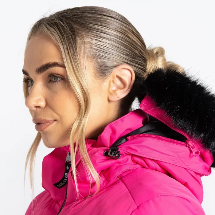 Dare 2b Waterproof Jackets Glamourize Iv Ski Jacket Pure Pink 8211 Women